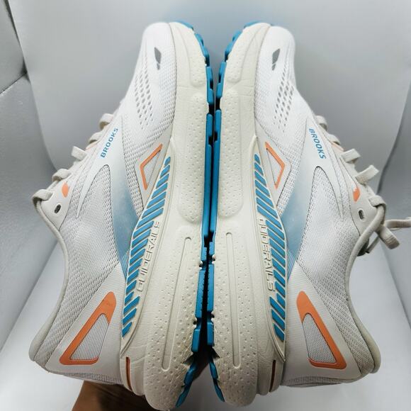 Brooks Adrenaline GTS 23 1203811B152 White Running Shoes Sneakers Women Size 11 - Picture 5 of 9